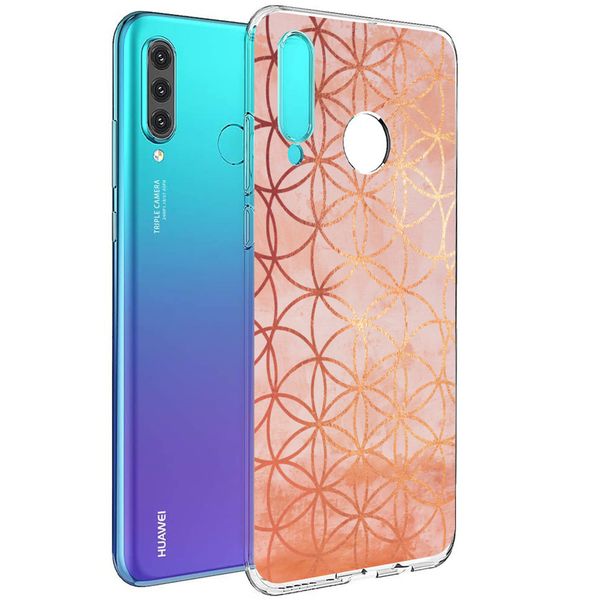 iMoshion Design hoesje Huawei P30 Lite - Ring / Roze