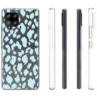 iMoshion Design hoesje Samsung Galaxy A42 - Luipaard - Blauw