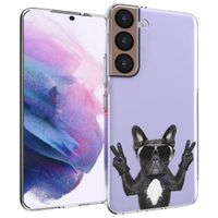 iMoshion Design hoesje Samsung Galaxy S22 - Bulldog - Zwart