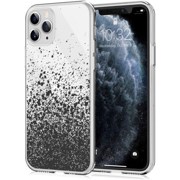 iMoshion Design hoesje iPhone 11 Pro - Spetters - Zwart