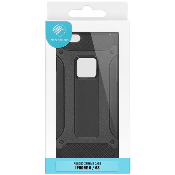 iMoshion Rugged Xtreme Backcover iPhone 6 / 6s - Zwart