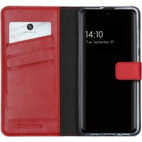 Selencia Echt Lederen Bookcase Samsung Galaxy A51 - Rood