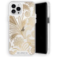 Selencia Fashion Extra Beschermende Backcover iPhone 13 Pro - Paisley Gold