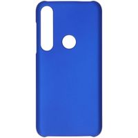 Effen Backcover Motorola Moto G8 Plus - Blauw