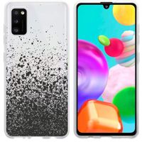 iMoshion Design hoesje Samsung Galaxy A41 - Spetters - Zwart