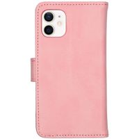 iMoshion Luxe Bookcase iPhone 12 Mini - Roze