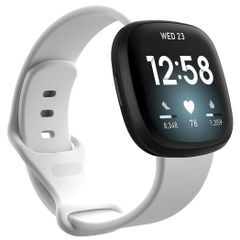 iMoshion Siliconen bandje Fitbit Sense / Versa 3 - Wit