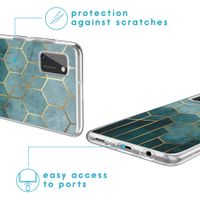 iMoshion Design hoesje Samsung Galaxy A41 - Patroon - Groen