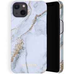 Selencia Maya Fashion Backcover iPhone 13 - Marble Stone