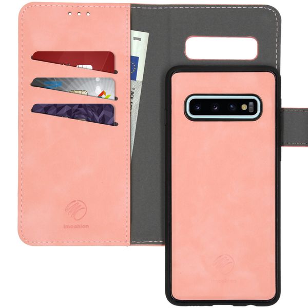 iMoshion Uitneembare 2-in-1 Luxe Bookcase Samsung Galaxy S10 - Roze