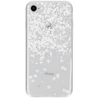 Snowflake Softcase Backcover iPhone SE (2022 / 2020) / 8 / 7 - Wit