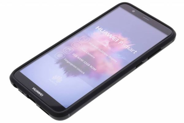 Lederen Backcover met stiksel Huawei P Smart