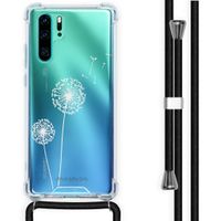 iMoshion Design hoesje met koord Huawei P30 Pro - Paardenbloem - Wit