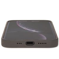 Decoded Silicone Backcover MagSafe iPhone 12 (Pro) - Charcoal