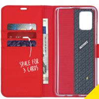 Accezz Wallet Softcase Bookcase Samsung Galaxy A71 - Rood