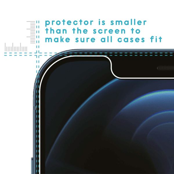 iMoshion Screenprotector Gehard Glas 2 pack iPhone 12 Pro Max