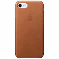 Apple Leather Backcover iPhone SE (2022 / 2020) / 8 / 7 - Saddle Brown