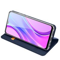 Dux Ducis Slim Softcase Bookcase Xiaomi Redmi 9 - Donkerblauw