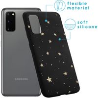 iMoshion Design hoesje Samsung Galaxy S20 - Sterren / Zwart