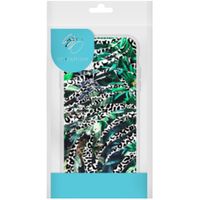 iMoshion Design hoesje Galaxy A40 - Jungle - Wit / Zwart / Groen