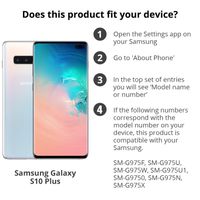 iMoshion Frosted Backcover Samsung Galaxy S10 Plus - Zwart