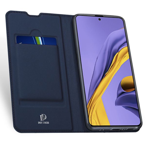 Dux Ducis Slim Softcase Bookcase Samsung Galaxy A71 - Donkerblauw