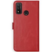 Selencia Echt Lederen Bookcase Huawei P Smart (2020) - Rood