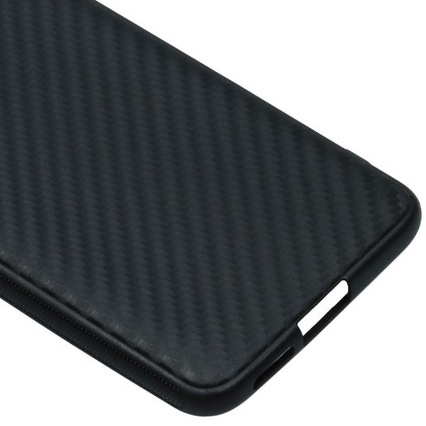 Carbon Softcase Backcover Xiaomi Poco F2 Pro - Zwart