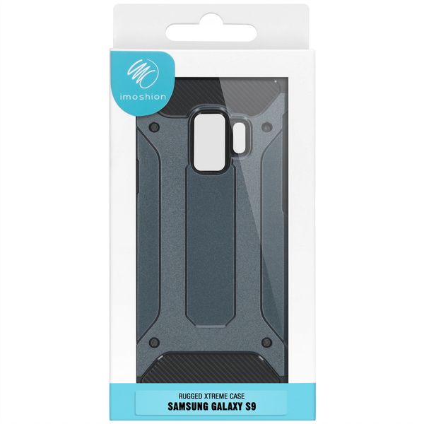 iMoshion Rugged Xtreme Backcover Samsung Galaxy S9 - Donkerblauw