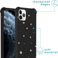 iMoshion Design hoesje met koord iPhone 11 Pro - Sterren - Zwart / Goud