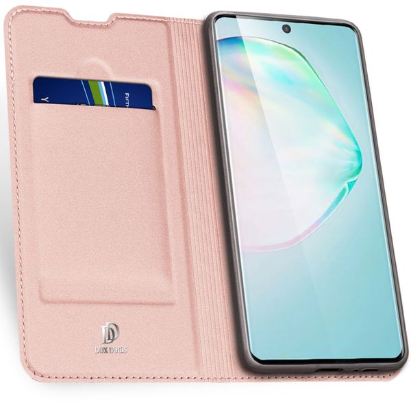 Dux Ducis Slim Softcase Bookcase Samsung Galaxy S10 Lite - Rosé Goud