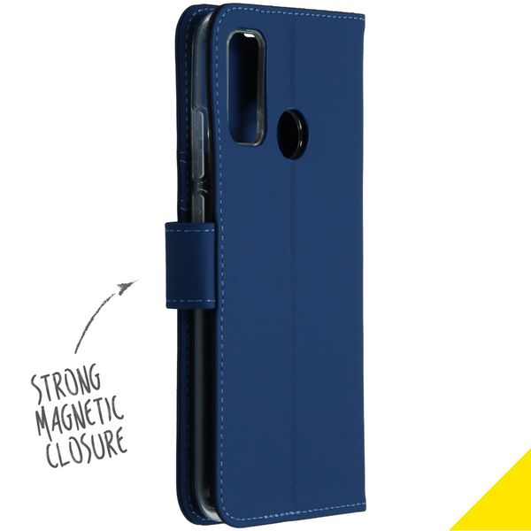 Accezz Wallet Softcase Bookcase Huawei P Smart (2020) - Blauw