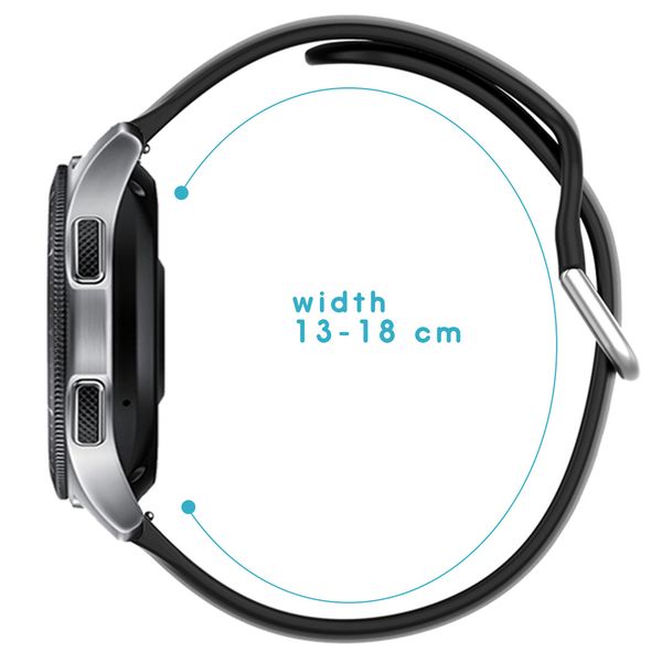 iMoshion Siliconen bandje Garmin Vivoactive 4L - Zwart