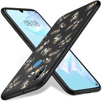 iMoshion Design hoesje Huawei P30 Lite - Vlinder - Zwart / Wit