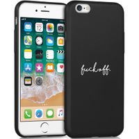 iMoshion Design hoesje iPhone 6 / 6s - Fuck Off - Zwart