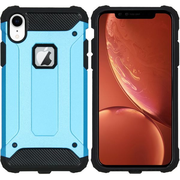 iMoshion Rugged Xtreme Backcover iPhone Xr - Lichtblauw