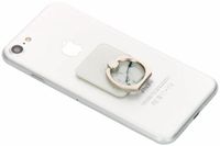 Wit marmer phone ring stand