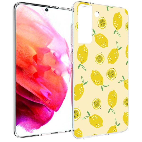 iMoshion Design hoesje Samsung Galaxy S21 FE - Lemons