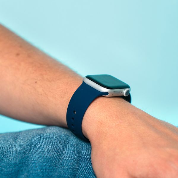 iMoshion Siliconen bandje Fitbit Versa 2 / Versa Lite - Donkerblauw