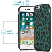 iMoshion Design hoesje iPhone 6 / 6s - Luipaard - Groen / Zwart