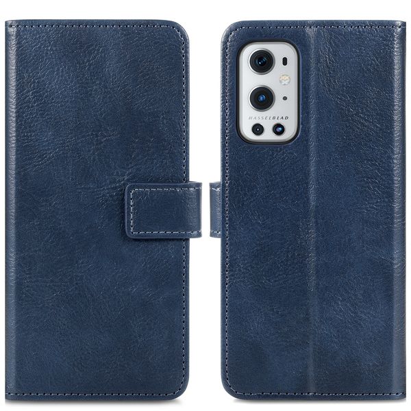 iMoshion Luxe Bookcase OnePlus 9 Pro - Donkerblauw