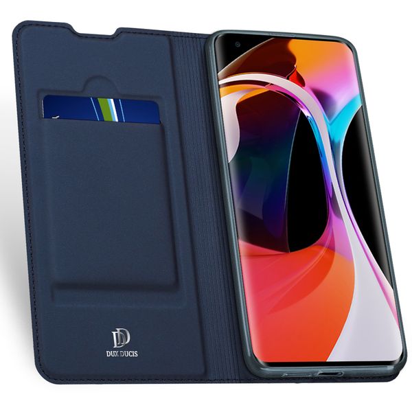 Dux Ducis Slim Softcase Bookcase Xiaomi Mi 10 (Pro) - Donkerblauw