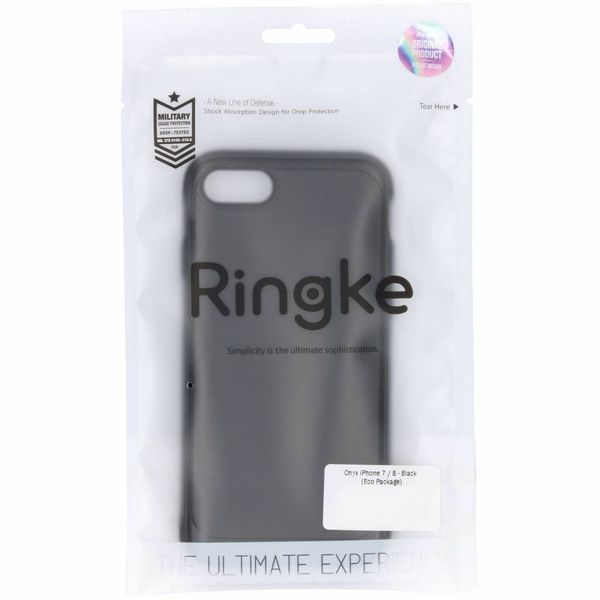 Ringke Onyx Backcover voor iPhone SE (2022 / 2020) / 8 / 7 - Zwart