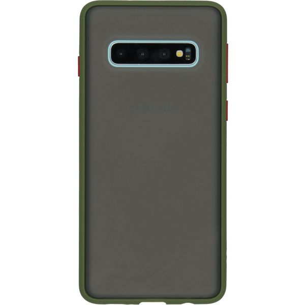 iMoshion Frosted Backcover Samsung Galaxy S10 - Groen