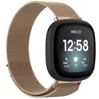 iMoshion Milanees Watch bandje Fitbit Sense / Versa 3 - Rosé Goud