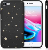 iMoshion Design hoesje iPhone SE (2022 / 2020) / 8 / 7 - Sterren / Zwart