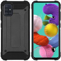 iMoshion Rugged Xtreme Backcover Samsung Galaxy A51 - Zwart