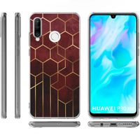 iMoshion Design hoesje Huawei P30 Lite - Patroon - Rood