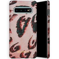 Selencia Maya Fashion Backcover Samsung Galaxy S10 - Pink Panther