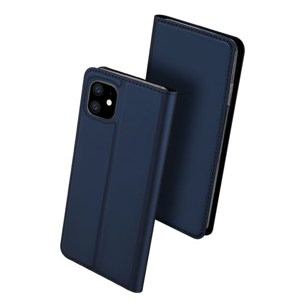 Dux Ducis Slim Softcase Bookcase iPhone 11 - Donkerblauw